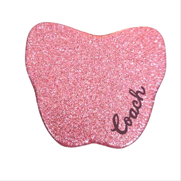 Coach Accessories - Coach Glittery Pink Butterfly Mirror